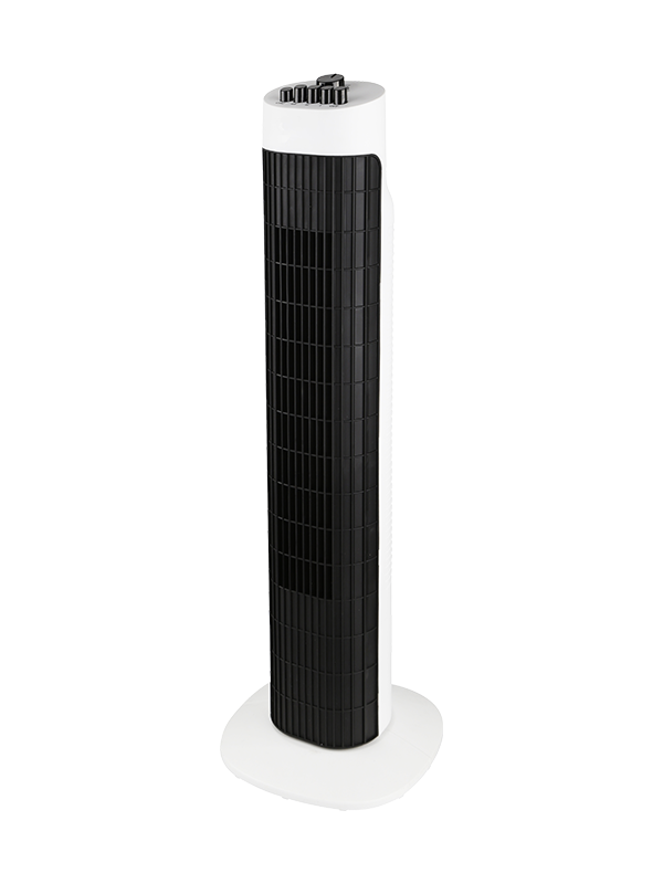 TF803T 45W třírychlostní věžový ventilátor s LED displejem a odnímatelnou základnou