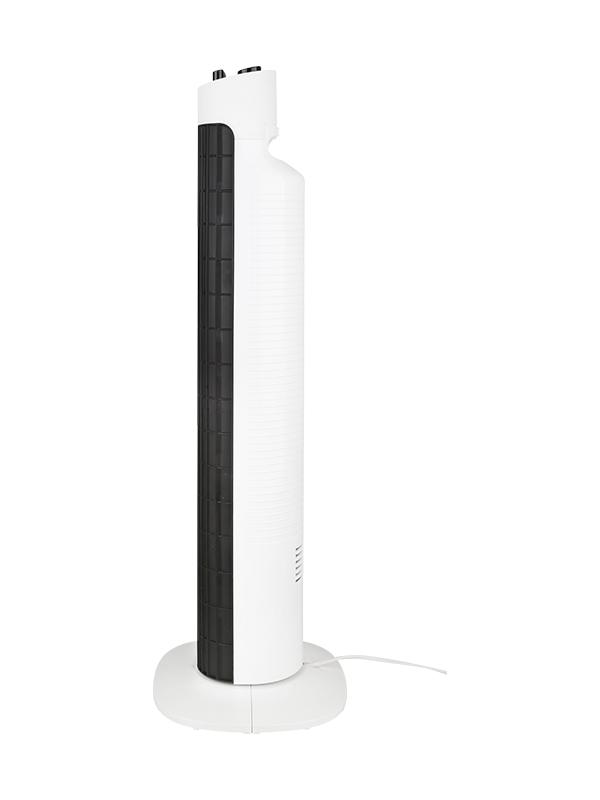 TF803T 45W třírychlostní věžový ventilátor s LED displejem a odnímatelnou základnou