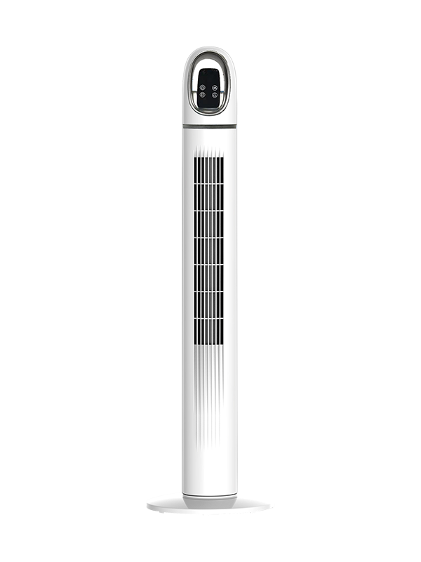 Bílý věžový ventilátor TF1110C s LED displejem