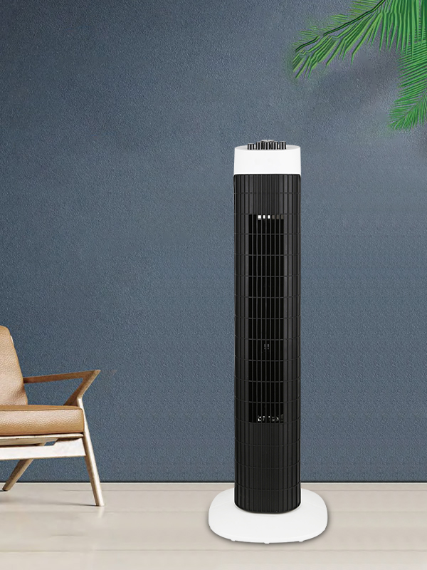 TF803T 45W třírychlostní věžový ventilátor s LED displejem a odnímatelnou základnou